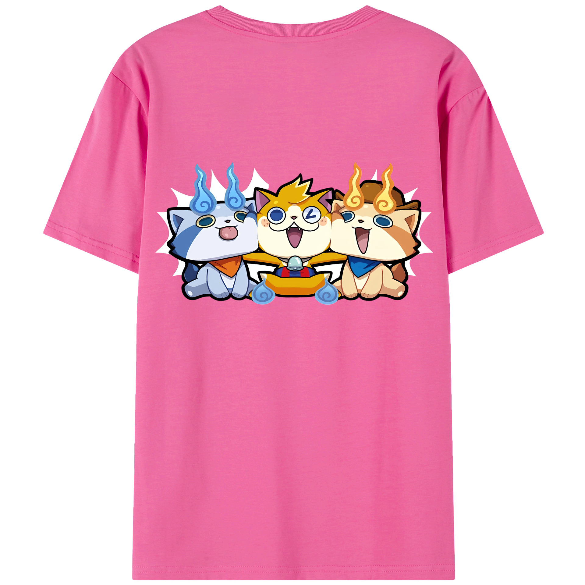（画像用） 妖怪ウォッチ Yo-kai Watch レディース半袖Tシャツ(バックプリント)